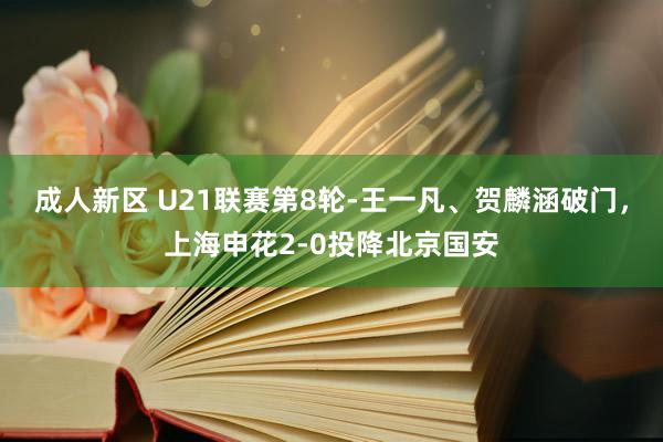 成人新区 U21联赛第8轮-王一凡、贺麟涵破门，上海申花2-0投降北京国安