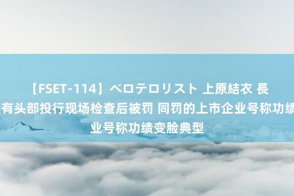 【FSET-114】ベロテロリスト 上原結衣 長澤リカ 又有头部投行现场检查后被罚 同罚的上市企业号称功绩变脸典型