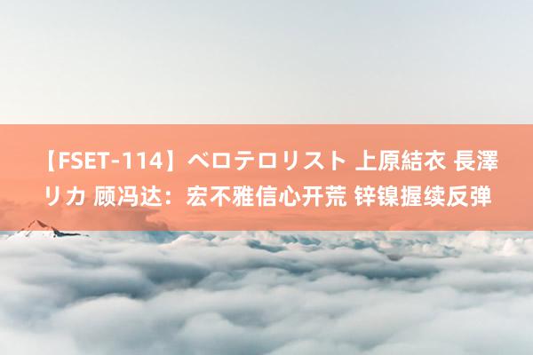 【FSET-114】ベロテロリスト 上原結衣 長澤リカ 顾冯达：宏不雅信心开荒 锌镍握续反弹