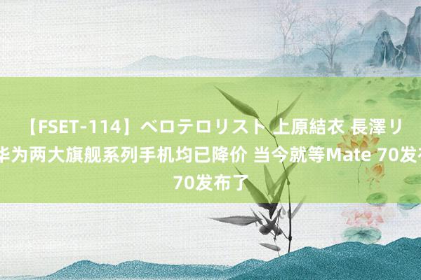 【FSET-114】ベロテロリスト 上原結衣 長澤リカ 华为两大旗舰系列手机均已降价 当今就等Mate 70发布了