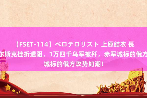 【FSET-114】ベロテロリスト 上原結衣 長澤リカ 库尔斯克挫折遭阻，1万四千乌军被歼，赤军城标的俄方攻势如潮！