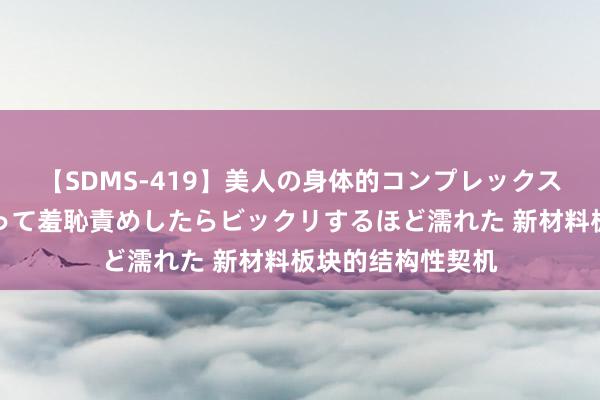 【SDMS-419】美人の身体的コンプレックスを、じっくり弄って羞恥責めしたらビックリするほど濡れた 新材料板块的结构性契机