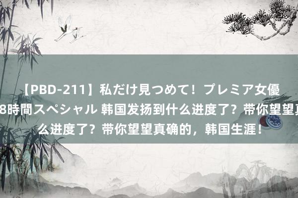 【PBD-211】私だけ見つめて！プレミア女優と主観でセックス8時間スペシャル 韩国发扬到什么进度了？带你望望真确的，韩国生涯！